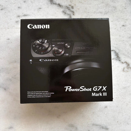 Canon PowerShot G7 X Mark lll 20.1MP Point & Shoot Digital Camera New Black