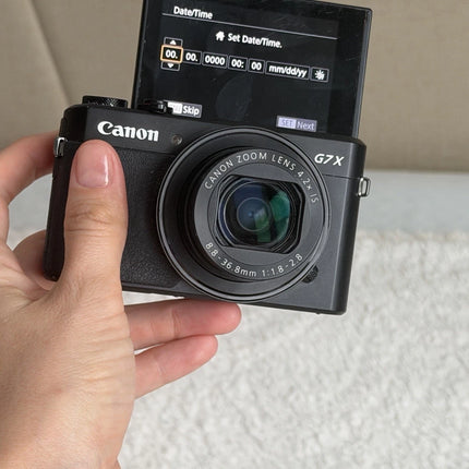 Canon PowerShot G7X Mark ll Digital Camera 20.1MP Black with Charger and Battery