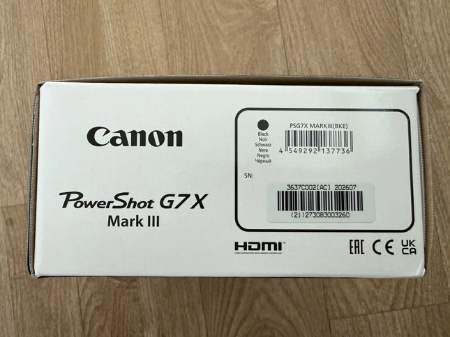 Canon PowerShot G7 X Mark lll