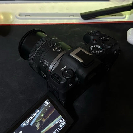 Canon EOS R8 24.2MP Mirrorless Camera w/ RF 24-50mm Lens, Black, good condition