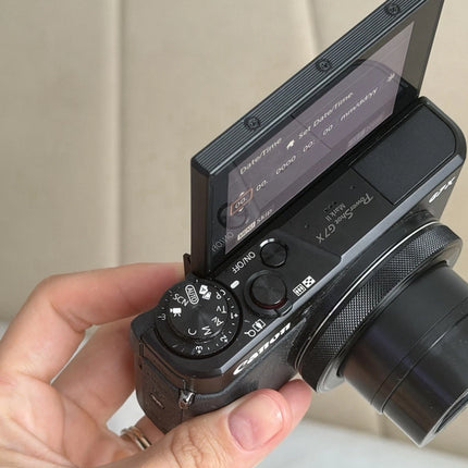 Canon PowerShot G7X Mark ll Digital Camera 20.1MP Black with Charger and Battery
