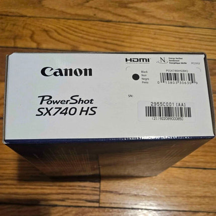 Canon PowerShot SX740 HS Wi-Fi 4K Digital Camera (Black) 2955C001 NEW