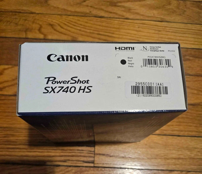 Canon PowerShot SX740 HS Wi-Fi 4K Digital Camera (Black) 2955C001 NEW