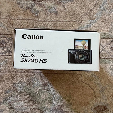 Canon PowerShot SX740 HS Point & Shoot Camera Black US Model 2955C001 3.0" LCD